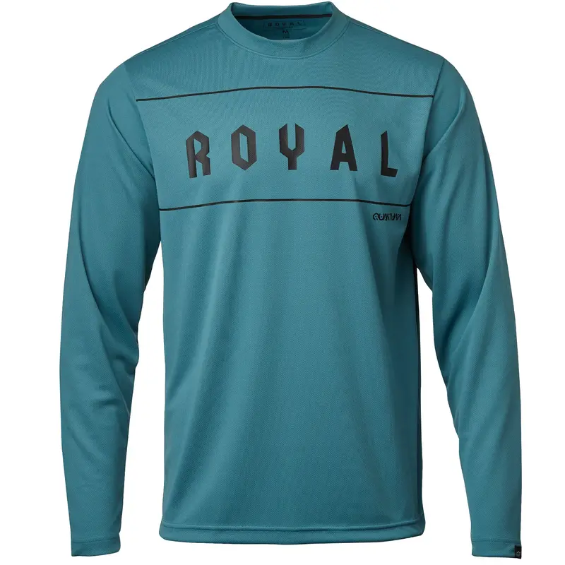 Royal Quantum Long Sleeve Mtb Jersey - Steel Blue 1