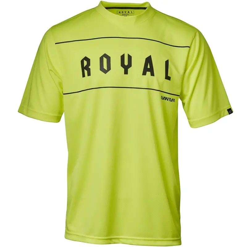 Royal Quantum Short Sleeve Mtb Jersey - Flo Yellow 1