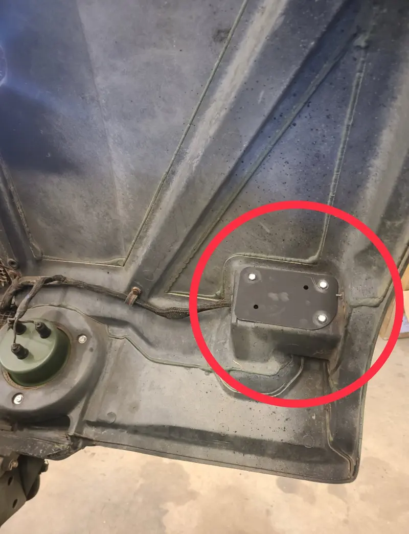 Rust Proof Headlight Access Panel Pair For Military Humvee 1