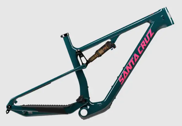 Santa Cruz Blur 4 Cc 29 Trail Full Suspension Frame - Gloss Dark Teal - 2025 1