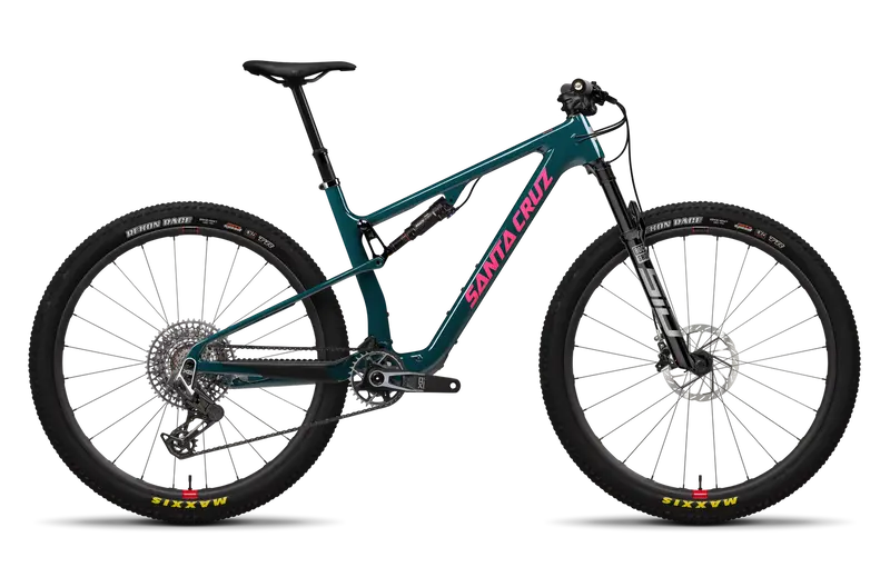 Santa Cruz Blur Cc 29 - X0 Axs Reserve - Gloss Dark Teal - 2025 1