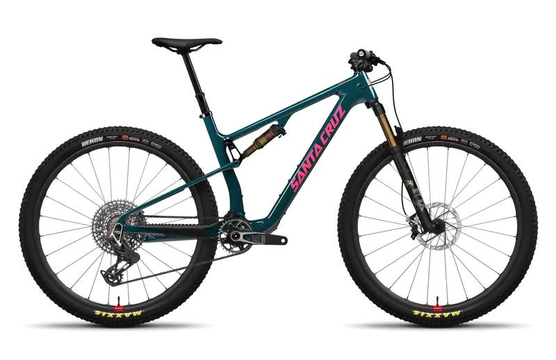 Santa Cruz Blur Cc 29 - X0 Axs Trail Reserve - Gloss Dark Teal - 2025 1