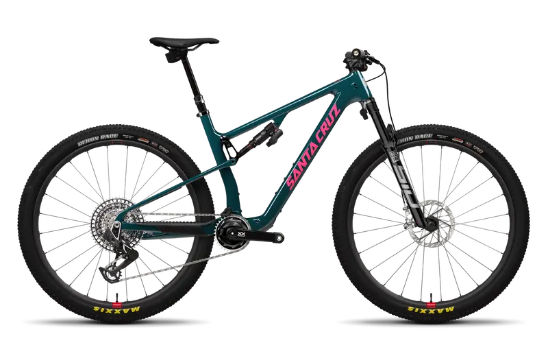 Santa Cruz Blur Cc 29 - Xx Axs Flight Attendant Reserve - Gloss Dark Teal - 2025 1