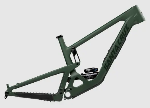 Santa Cruz Bronson 5 Carbon Mx Frame - Perf Elite - Matte Poblano Green - 2026 1