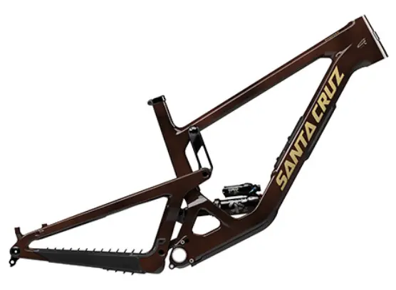 Santa Cruz Bronson 5 Carbon Mx Frame - Perf Elite - Root Beer - 2025 1