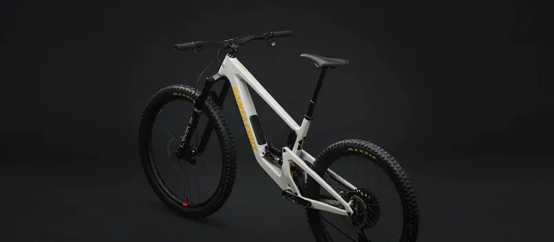 Santa Cruz Bronson Carbon Mx - Gx Axs - Gloss Chalk White - 2024 2