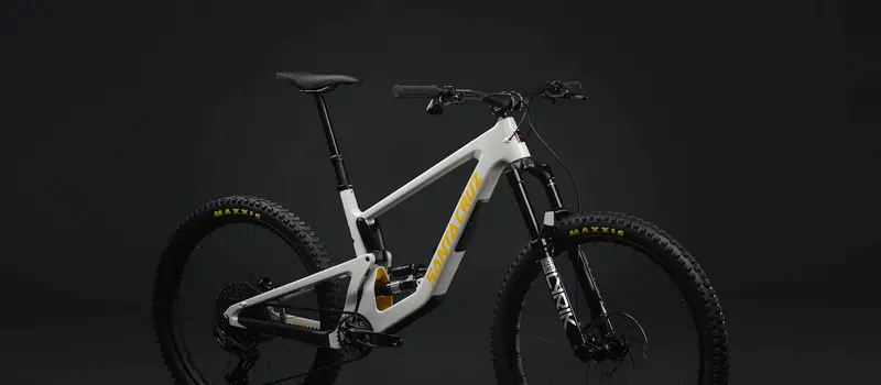 Santa Cruz Bronson Carbon Mx - Gx Axs - Gloss Chalk White - 2024 3