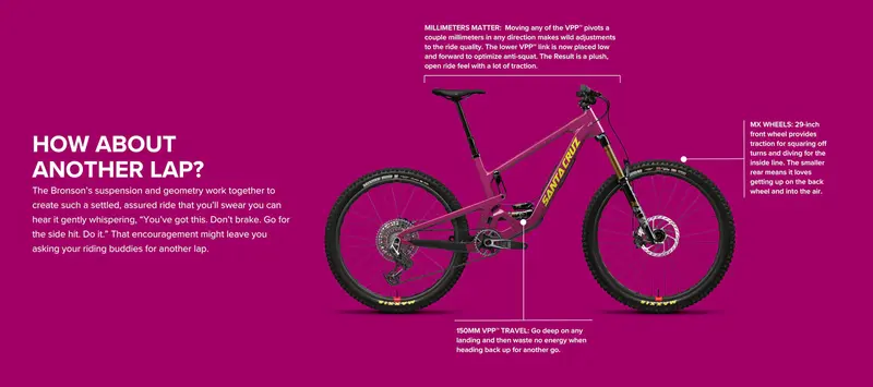 Santa Cruz Bronson Carbon Mx - S Kit - Root Beer - 2025 4