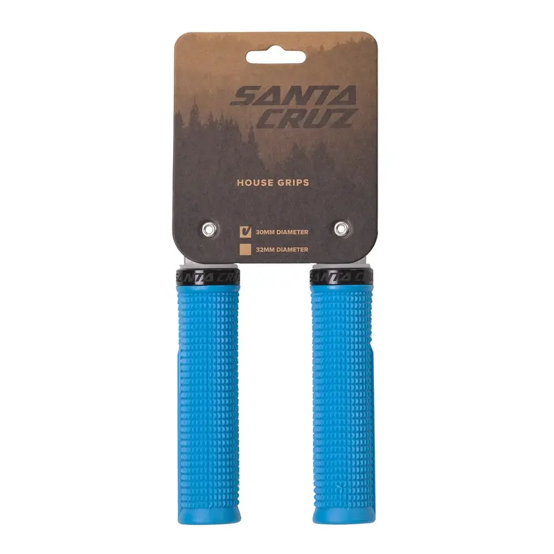 Santa Cruz House Grips - 30Mm - Bright Blue 1