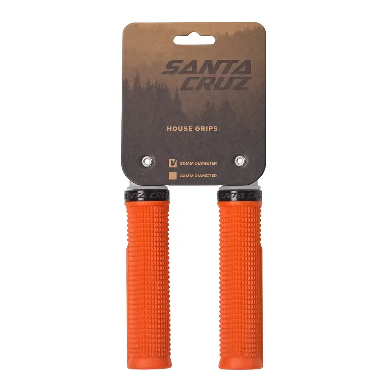 Santa Cruz House Grips - 30Mm - Orange 1