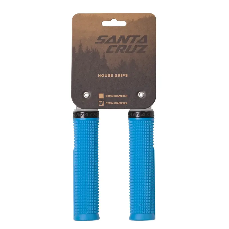 Santa Cruz House Grips - 32Mm - Bright Blue 1