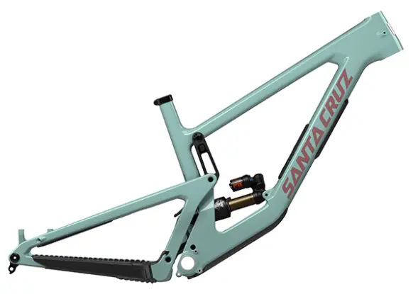 Santa Cruz Nomad 6 Cc Mx Frame - Fox Factory - Gloss Light Teal - 2025 1