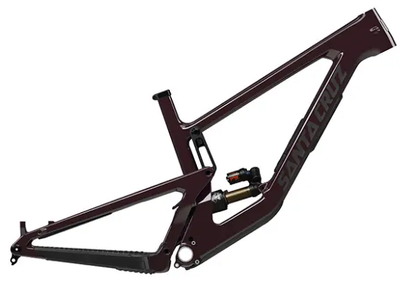 Santa Cruz Nomad 6 Cc Mx Frame - Fox Factory - Gloss Stormbringer Purple - 2025 1