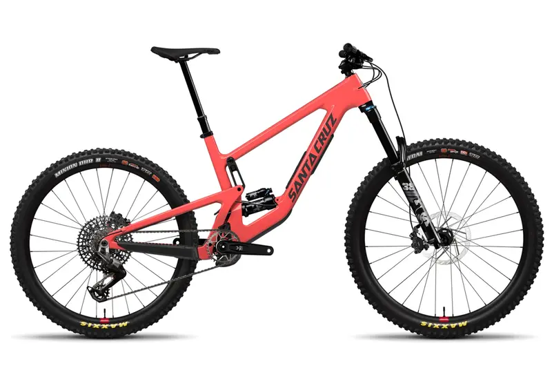 Santa Cruz Nomad Carbon Mx - 90 Kit - Gloss Coral - 2026 1