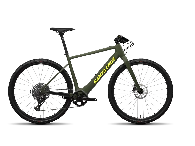 Santa Cruz Skitch Carbon Cc 700C - Apex Flat Bar - Matt Olive Green 1