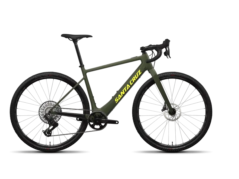 Santa Cruz Skitch Carbon Cc 700C - Rival Asx 1X - Matt Olive Green - 2024 1