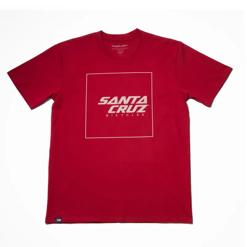 Santa Cruz Squared Up Tee - Cardinal 1