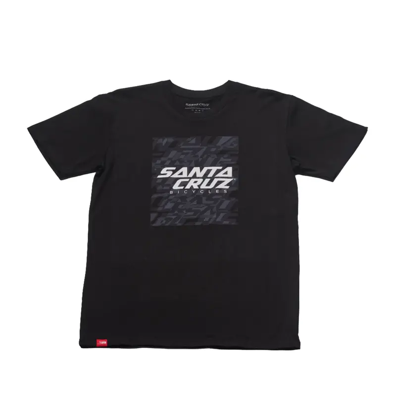 Santa Cruz Stack Tee - Black 1