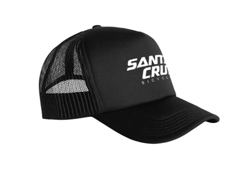 Santa Cruz Stack Trucker Hat - Black 1