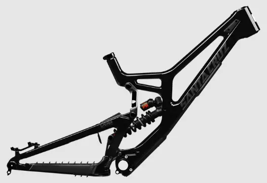 Santa Cruz V10 8 Cc Mx Frame - Fox Factory - Gloss Black Sparkle - 2025 1