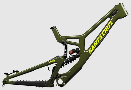 Santa Cruz V10 8 Cc Mx Frame - Fox Factory - Gloss Kelp Green - 2025 1