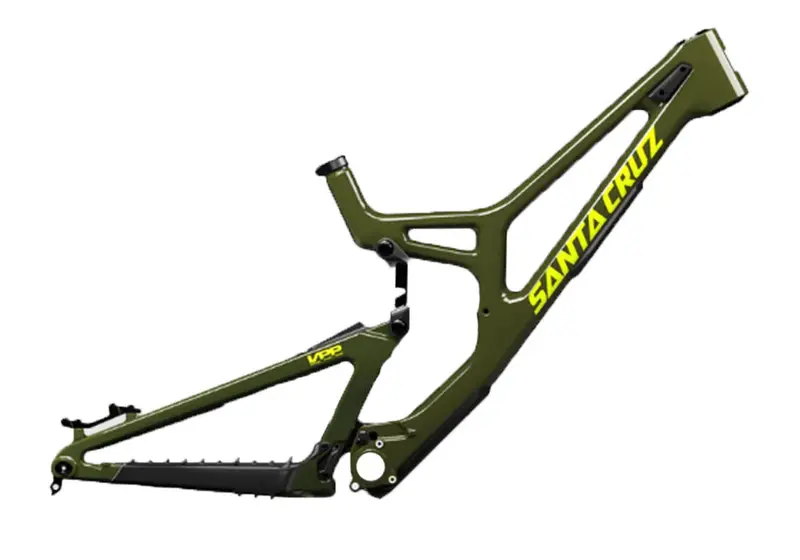 Santa Cruz V10 8 Cc Mx Frame - No Shock - Gloss Kelp Green - 2025 1