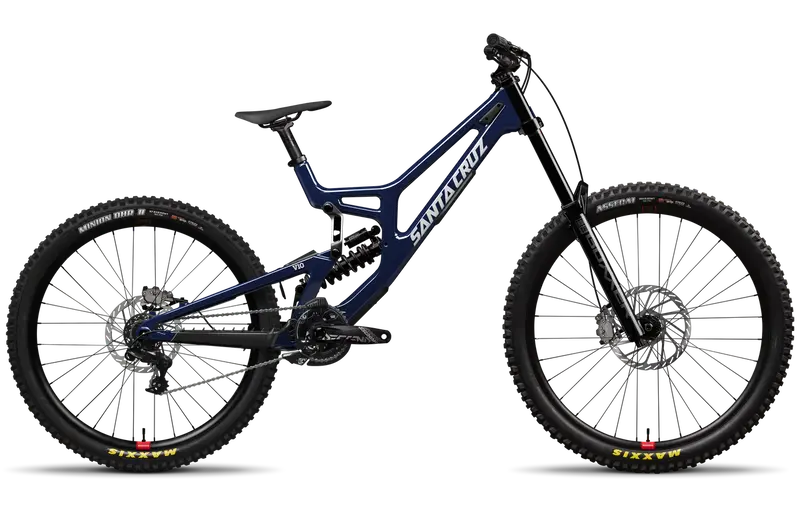 Santa Cruz V10 Cc Mx - Dh S-Kit - Gloss Liquid Blue - 2027 1