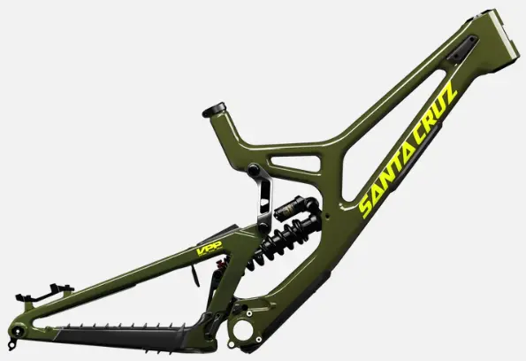 Santa Cruz V10 Cc Mx Frameset - Gloss Kelp Green - 2027 1