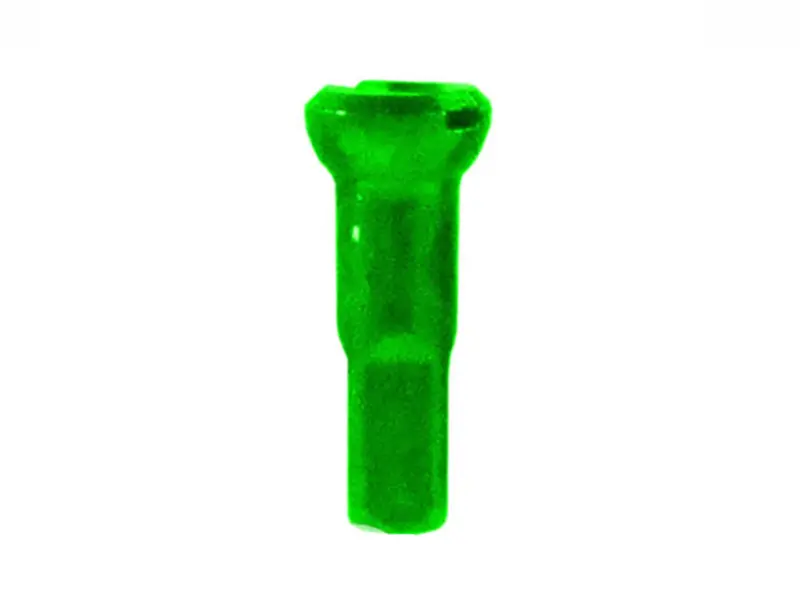 Sapim Aluminum Polyax 14G Nipple - Bright Green 1