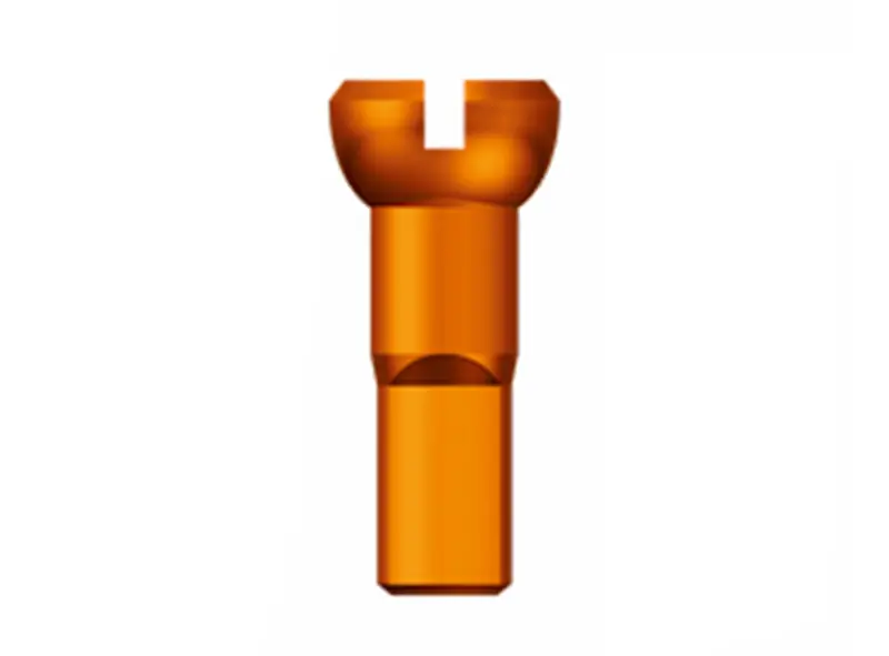Sapim Aluminum Polyax 14G Nipple - Orange 1