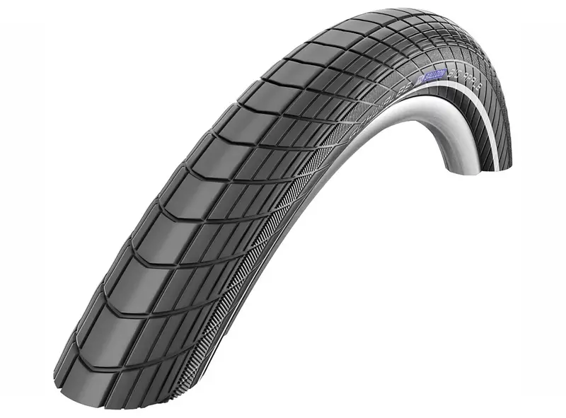 Schwalbe Big Apple Performance Line 26" Wire Cruiser Tire - Reflective 1