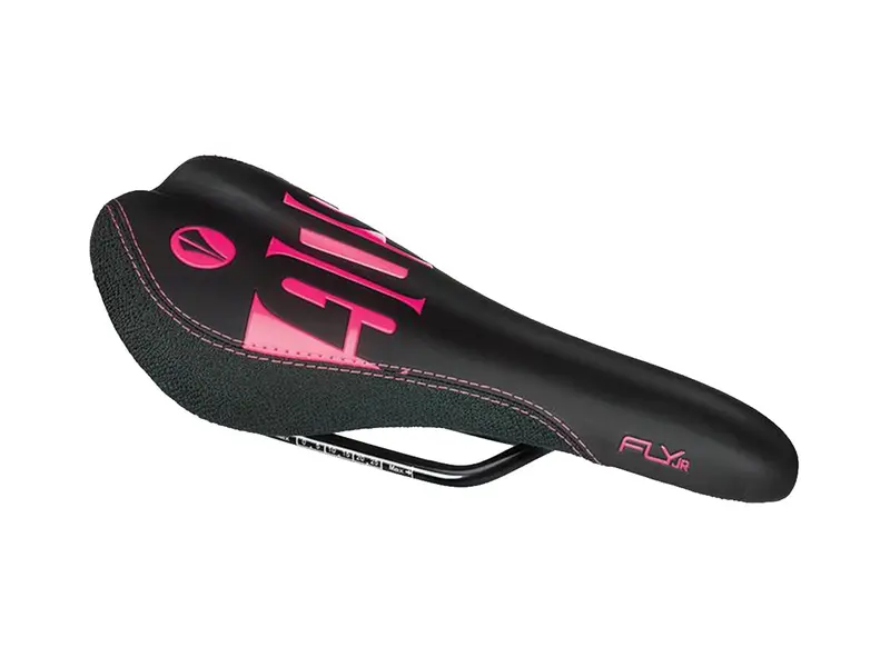 Sdg Fly Jr Children's Saddle - Black-Neon Pink-Pink 1