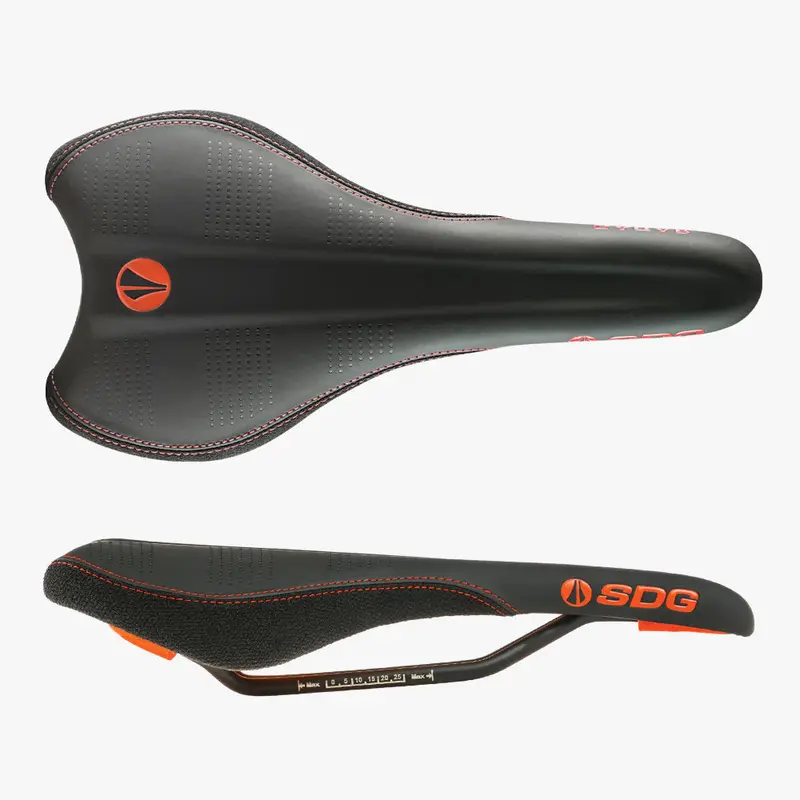 Sdg Radar Cromo Mtb Saddle - Black-Orange 1