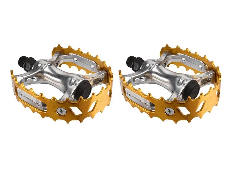 Se Bikes Bear Trap Bmx Pedals - Gold 1