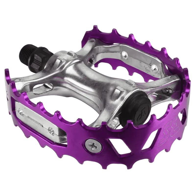 Se Bikes Bear Trap Bmx Pedals - Purple 1