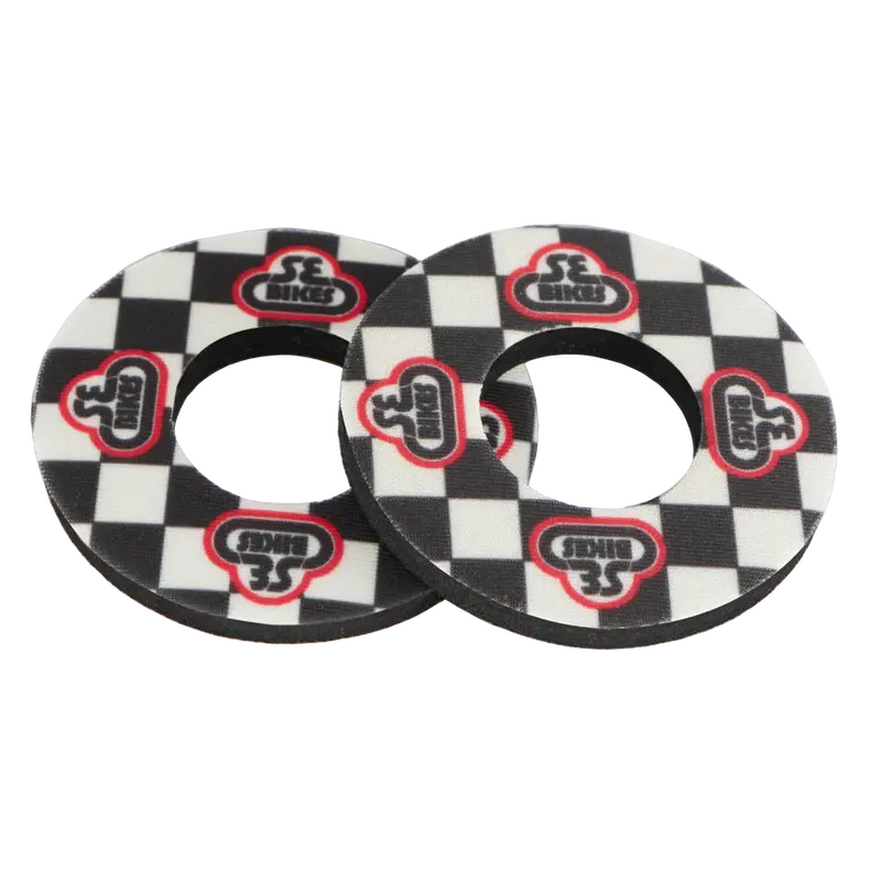 Se Bikes Checkerboard Donuts - Black And White 1