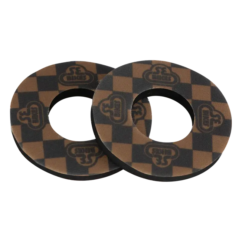 Se Bikes Checkerboard Donuts - Gold And Black 1