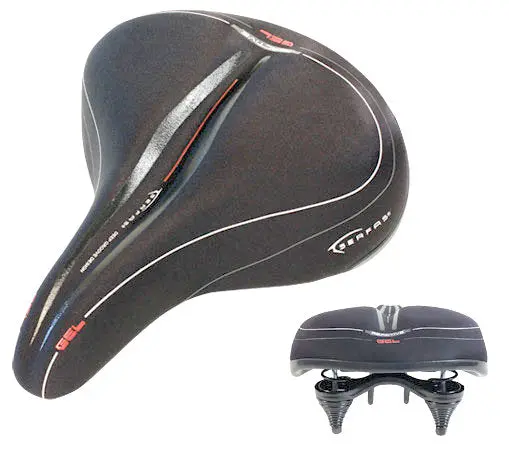 Serfas Cruiser On Rails Saddle - Black 1