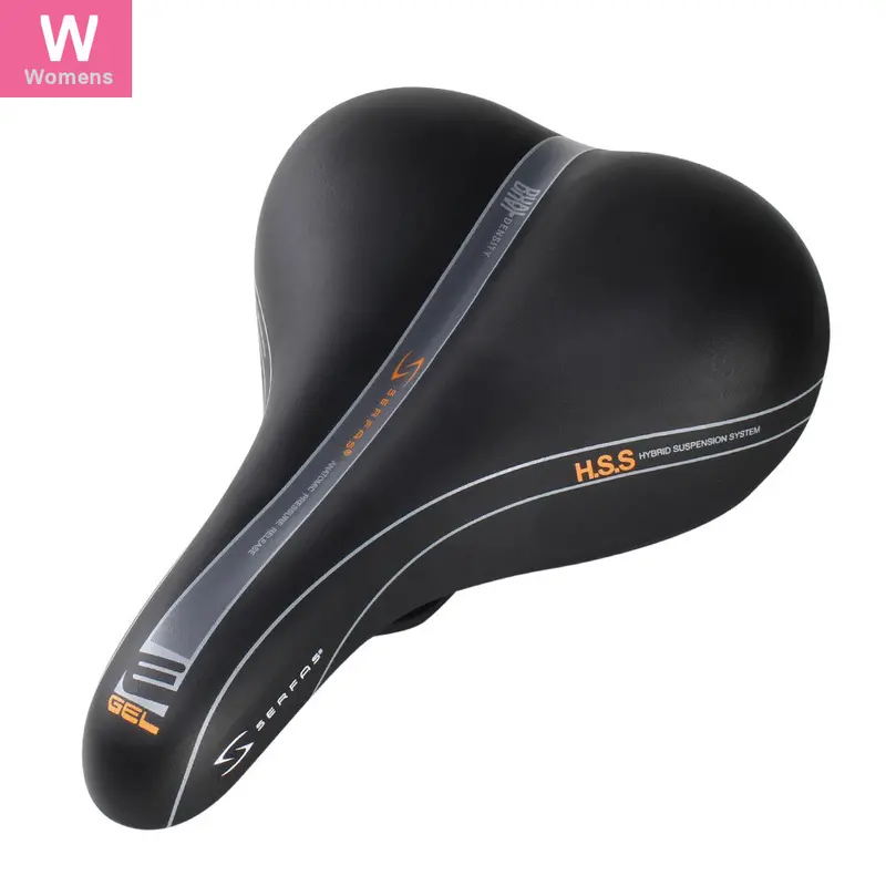 Serfas Dual Density E-Gel Saddle - Womens - Black 1