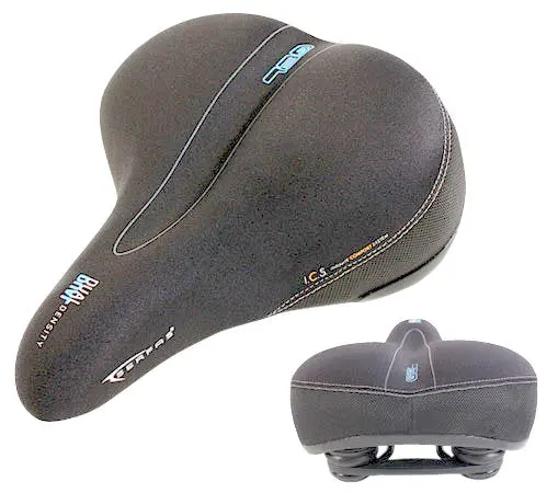 Serfas Full Suspension Ladies Saddle - Black 1