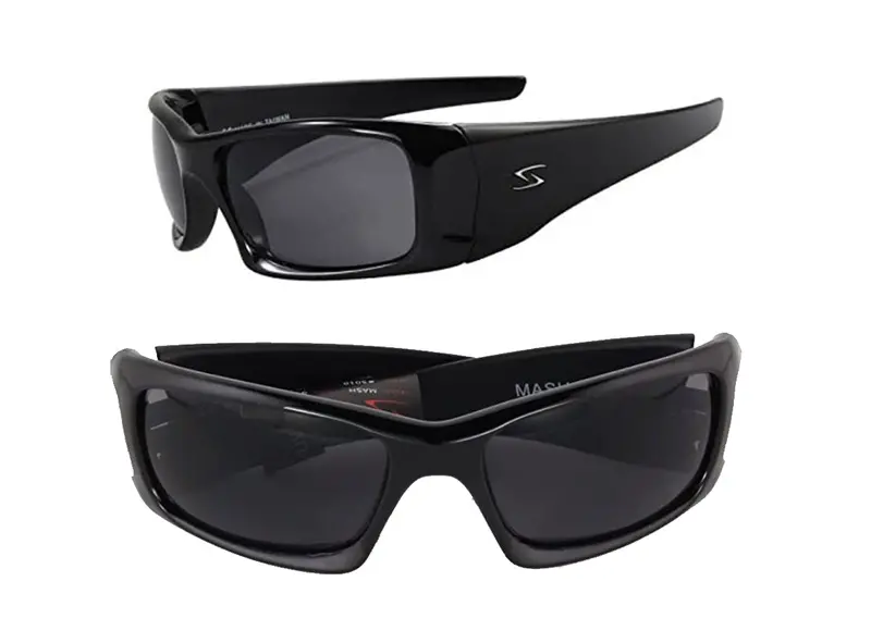 Serfas Mash Sunglasses - Gloss Black-Matt Black Gray 1