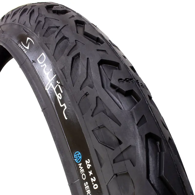 Serfas Meo Ctr Drifter 26" Wire City Tire - Black 2