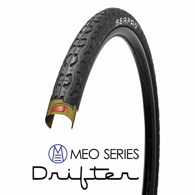 Serfas Meo Drifter 29" Wire City Tire - Black 2