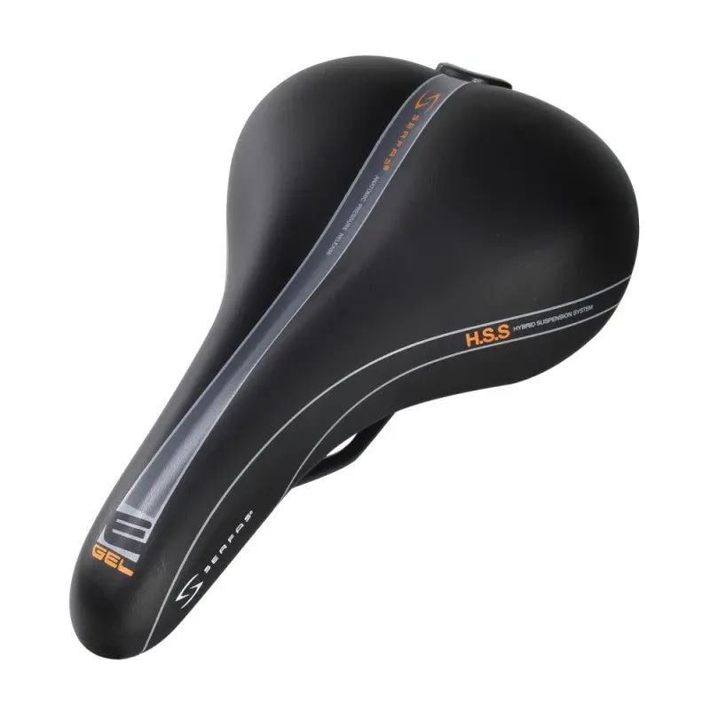 Serfas Reactive E-Gel Saddle - Black 1