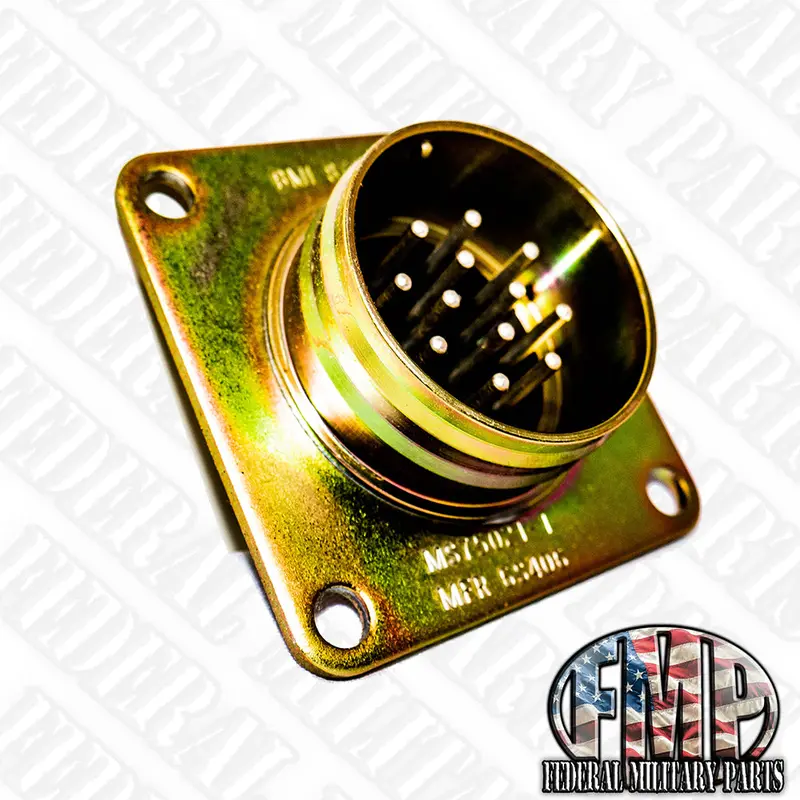 Set Ms75021-1 Brass 12-Pin Socket And Socket Cover Plate 7731428 3