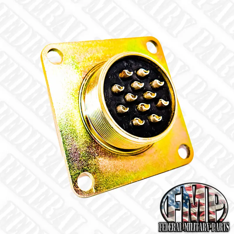 Set Ms75021-1 Brass 12-Pin Socket And Socket Cover Plate 7731428 5
