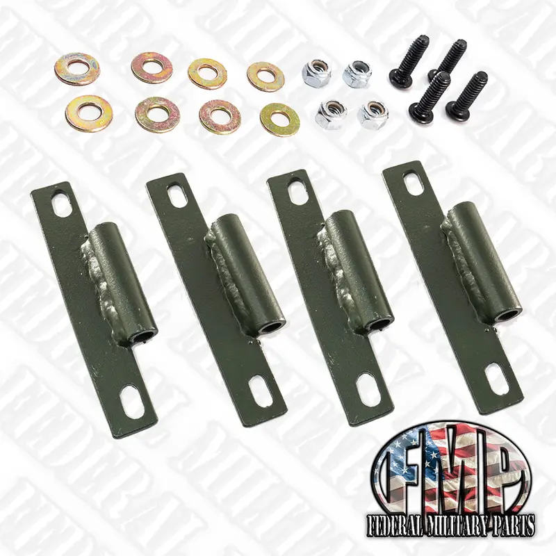 Set Of 2 Or 4 Door Hangers Mounting Hinge Half Door Hanger For Humvee M998 M1025/M1038/Hmmwv/H1/Hummer 5
