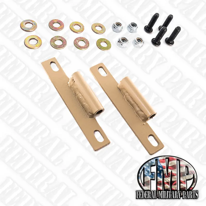 Set Of 2 Or 4 Door Hangers Mounting Hinge Half Door Hanger For Humvee M998 M1025/M1038/Hmmwv/H1/Hummer 6