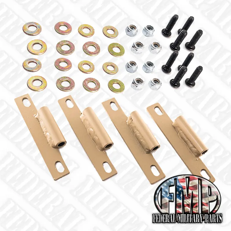 Set Of 2 Or 4 Door Hangers Mounting Hinge Half Door Hanger For Humvee M998 M1025/M1038/Hmmwv/H1/Hummer 6