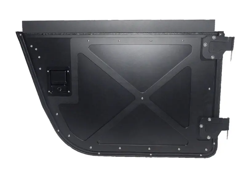 Set Of 4 Military Split Doors With X Pattern, Convertible From Full Doors To Half Doors Fit Humvee 4